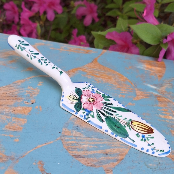 Cake Knives Bride Made in Italy Groom Wedding Serveware Porcelain Serving Knife - Picture 10 of 16